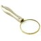 10X Hand Magnifier Classic Magnifying Glass Chrome Jewelers Magnification Tool